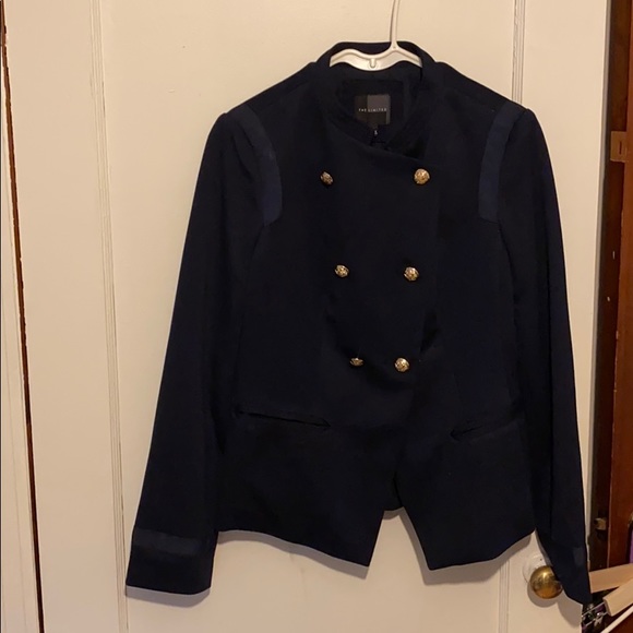 The Limited Jackets & Blazers - The Limited navy blazer with gold buttons